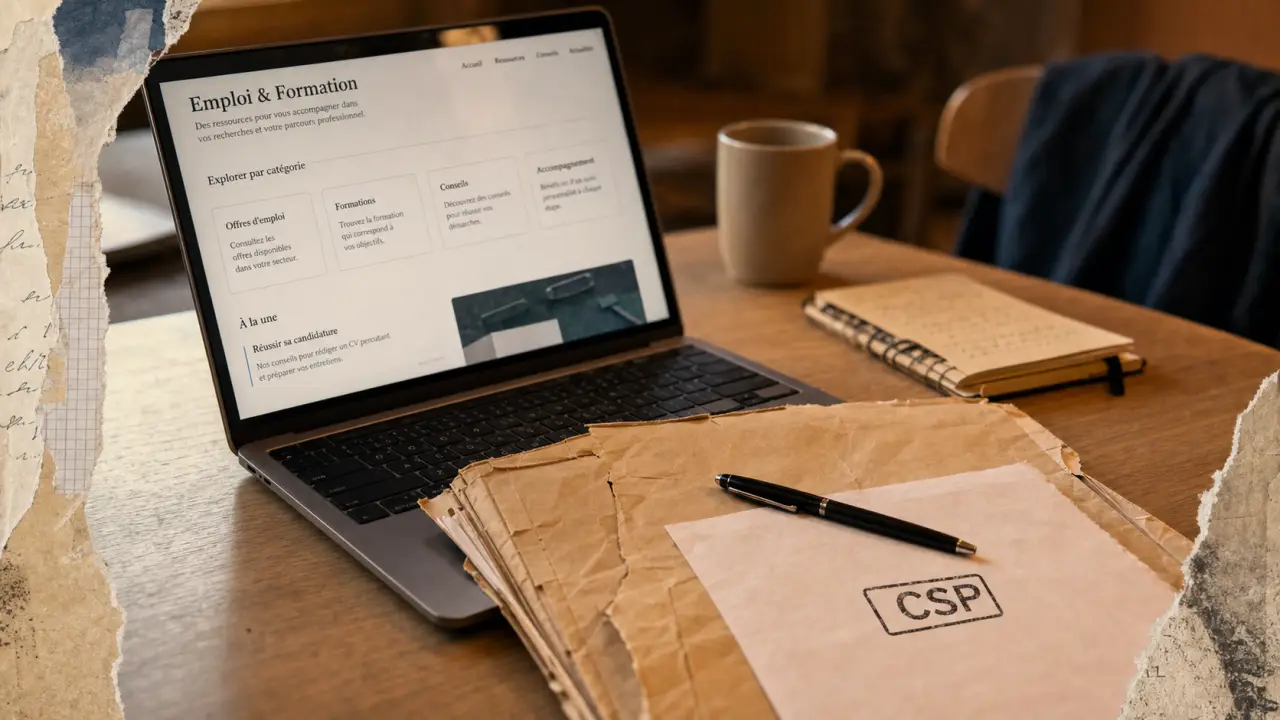 Contrat de sécurisation professionnelle et formation : dossier CSP et emploi-formation