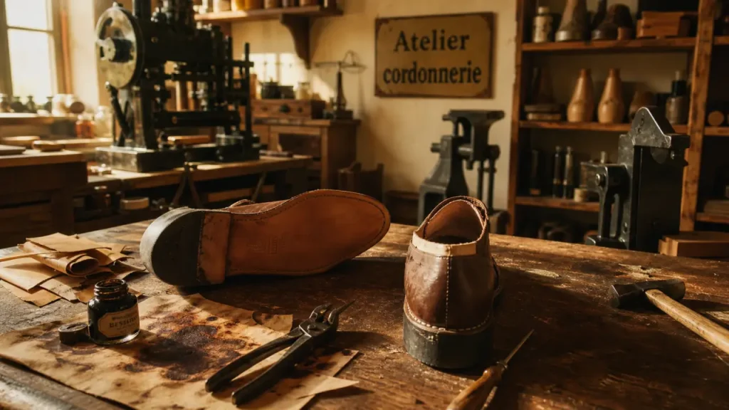 Devenir cordonnier à 40 ans : 1 an de CAP, un atelier et un vrai plan de reconversion