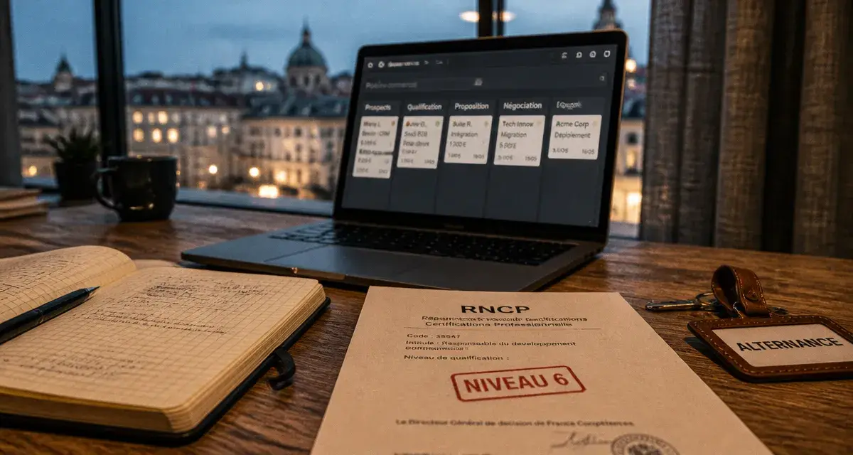 Formation business developper lyon en alternance avec RNCP et débouchés