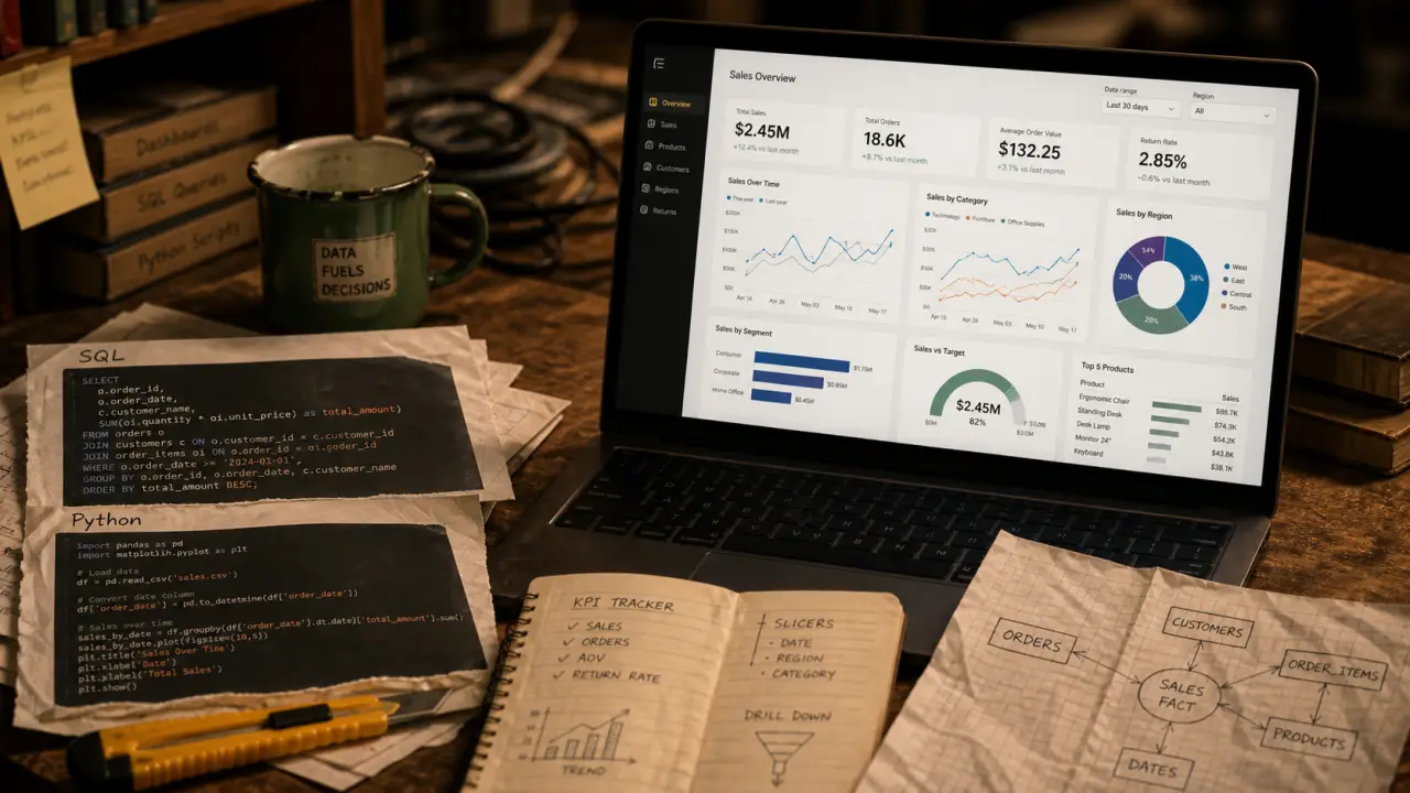 Formation data analyst à distance avec SQL, Python et projets