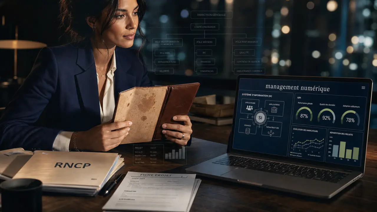 Formation management numérique 75 à Paris : transformation digitale, SI, numérique responsable
