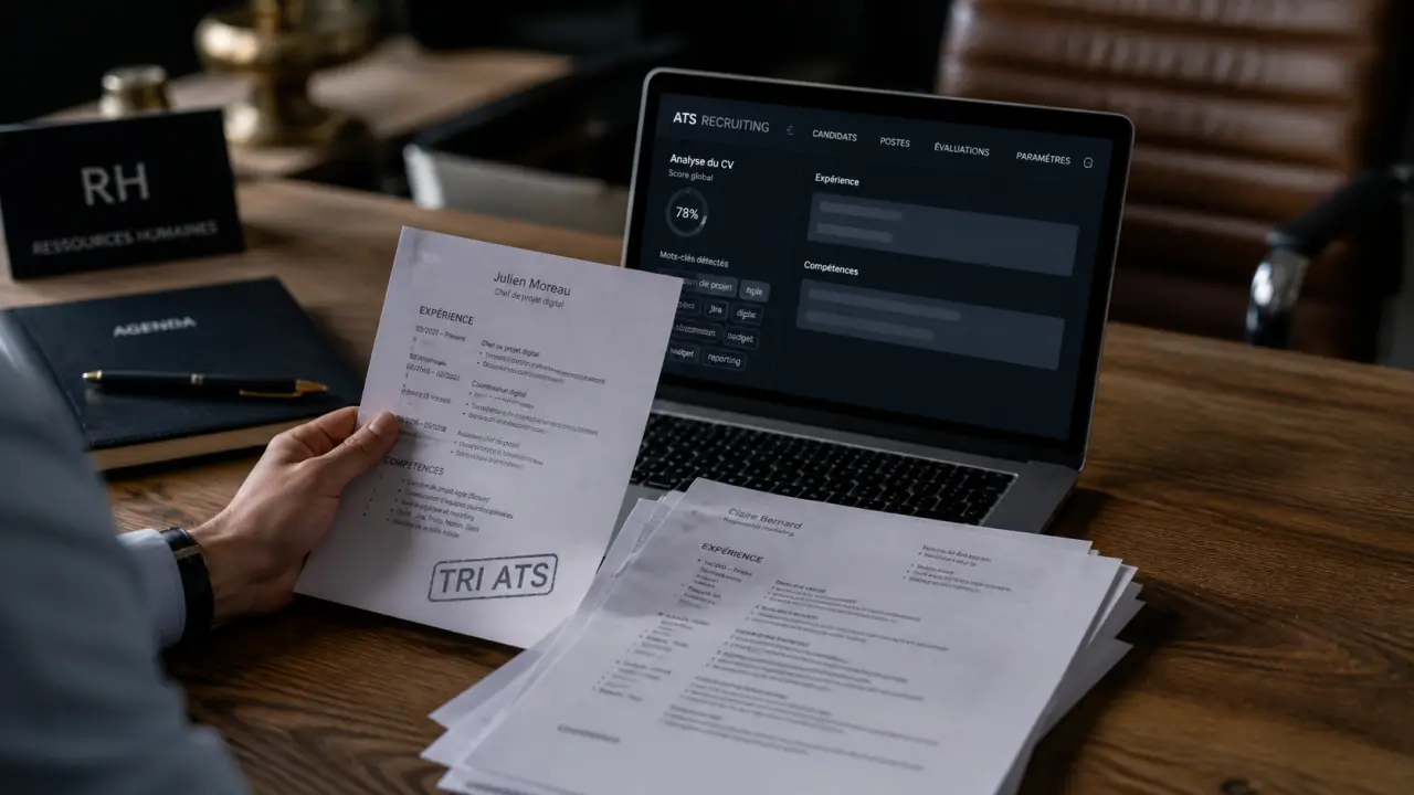 Logiciel CV RH : tri ATS des CV, lecture RH