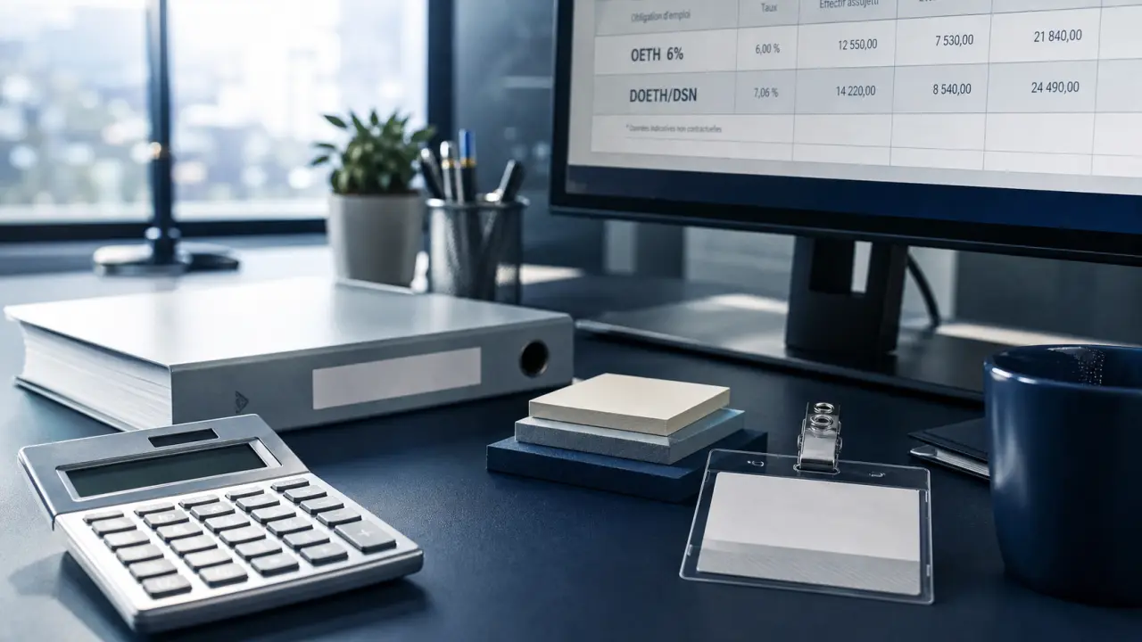 Loi travailleur handicapé OETH 6% DSN : calcul et contributions employeur