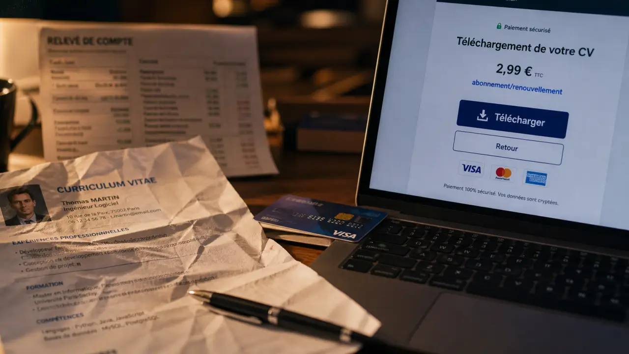 Mon cv parfait avis : outil abonnement et prélèvements