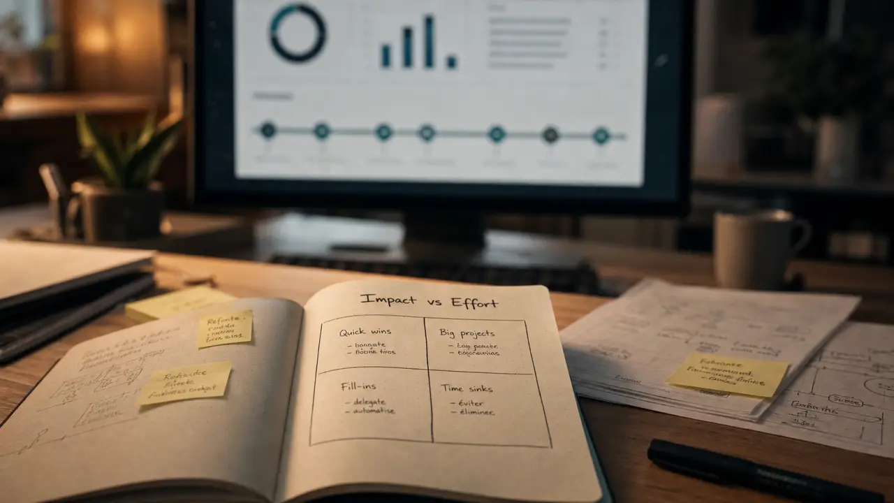 Plan d'action marque employeur : matrice Impact vs Effort, KPI et priorisation
