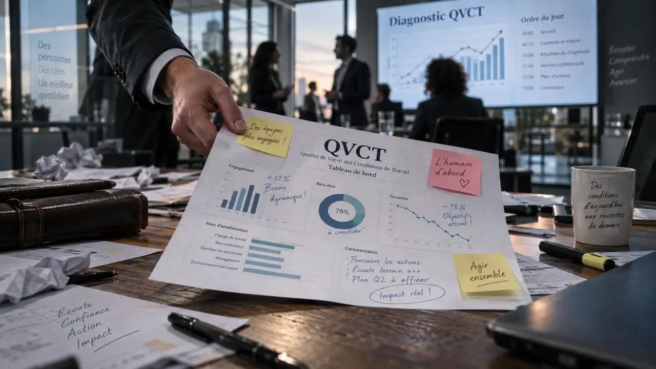 Cabinet conseil QVCT : diagnostic QVCT mal posé, tensions au travail