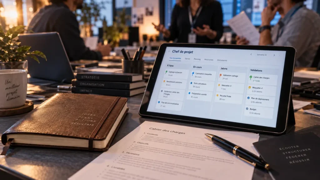 Chef de projet digital freelance : cadrage, coordination et budget maîtrisé