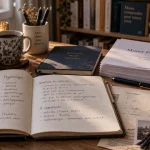 Devenir psychologue reconversion : dossier Master Psychologie sur table