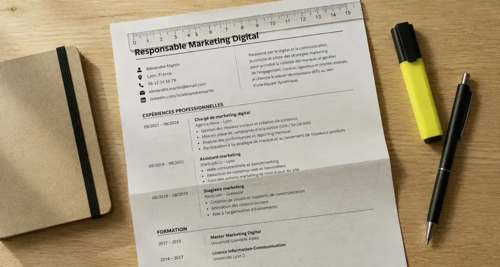 24 exemples de titres de CV, classés par situation et niveau